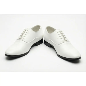 Men’s Formal Patent PU Leather Oxford Shoes-TruClothing
