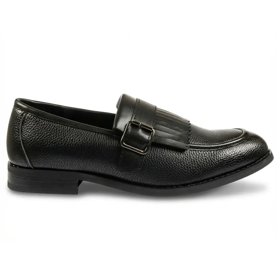 Men’s Fringe Monk Strap Slip-On Loafers-TruClothing