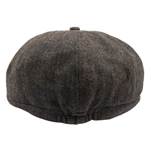 Men's Herringbone Newsboy Classic Flat Cap-TruClothing