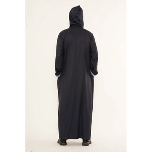 Men's Hooded Gandoura Embroidery Moroccan Thobe-TruClothing