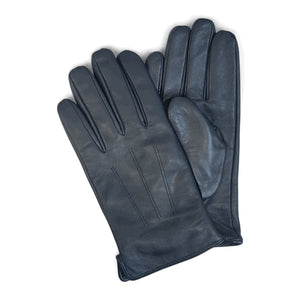 Men's Leather Wool Lined Elastic Wrist Gloves-TruClothing