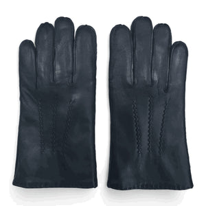 Men's Leather Wool Lined Gloves-TruClothing