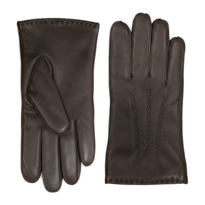 Men's Leather Wool Lined Gloves-TruClothing