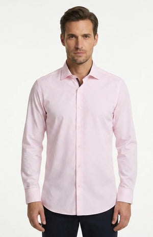 Men's Long Sleeve Button-Down Dress Shirt