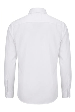 Men's Slim Fit Long Sleeve Button-Down Dress Shirt