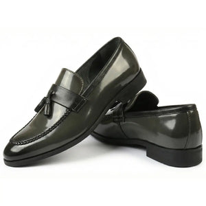 Men's Tassel High-Gloss Slip-On Loafers-TruClothing