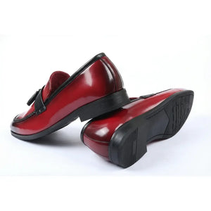 Men's Tassel High-Gloss Slip-On Loafers-TruClothing