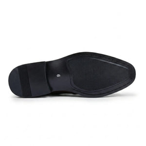 Men's Vegan Leather Double Monk Strap Loafers