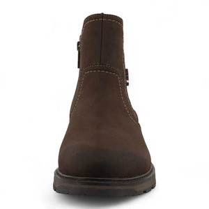 Men's Mokka Brown Water-Resistant Chelsea Ankle Boots-TruClothing