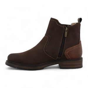 Men's Mokka Brown Water-Resistant Chelsea Ankle Boots-TruClothing