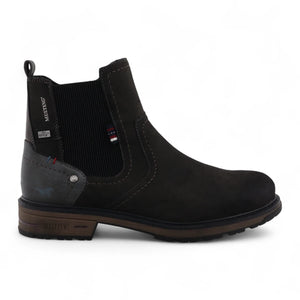 Men's Dark Grey Water-Resistant Chelsea Ankle Boots-TruClothing