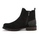 Men's Dark Grey Water-Resistant Chelsea Ankle Boots-TruClothing