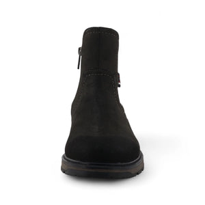 Men's Dark Grey Water-Resistant Chelsea Ankle Boots-TruClothing