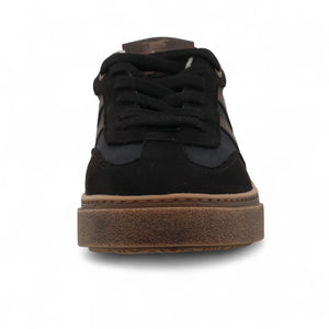Women's Black Street Platform Sneakers Shoes-TruClothing