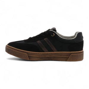 Women's Black Street Platform Sneakers Shoes-TruClothing