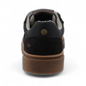Women's Black Street Platform Sneakers Shoes-TruClothing