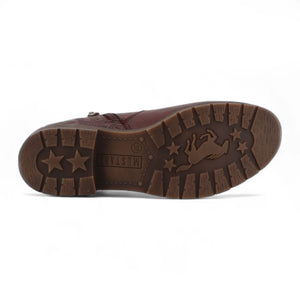 Women's Burgundy Chelsea Ankle Boots-TruClothing