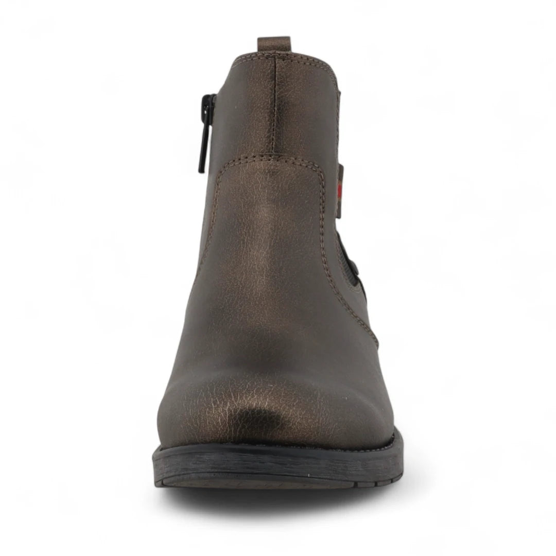 Women's Golden Brown Chelsea Ankle Boots-TruClothing