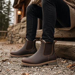 Beny Igloo C2 - Men’s Brown Waterproof Leather Chelsea Boots