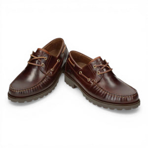 Boat C8 - Men's Waterproof Brown Leather Low-Cut Ankle Boots