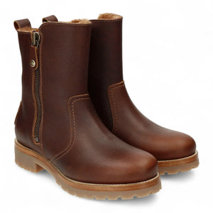Fabi Igloo B2 - Women’s Brown Waterproof Leather Ankle Boots