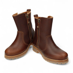 Fabi Igloo B2 - Women’s Brown Waterproof Leather Ankle Boots