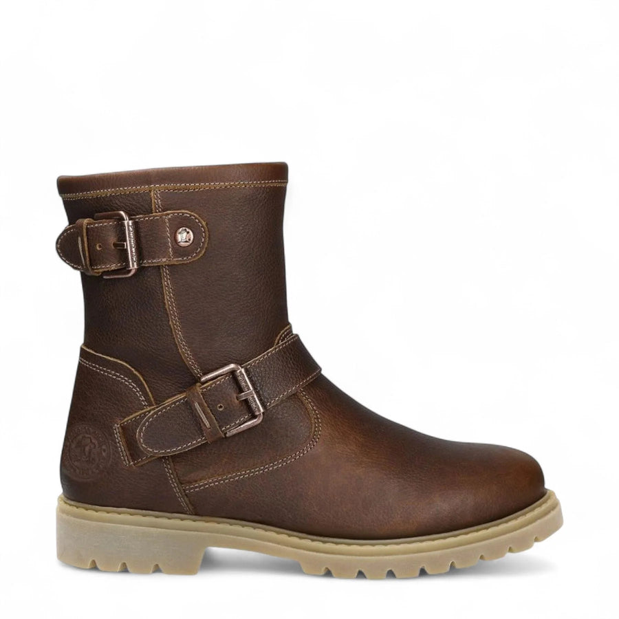 Felina B33 - Women's Brown Waterproof Leather Ankle Boots