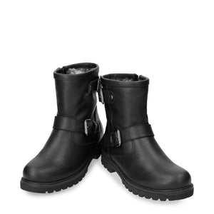 Felina B9 - Women's Black Waterproof Leather Ankle Boots