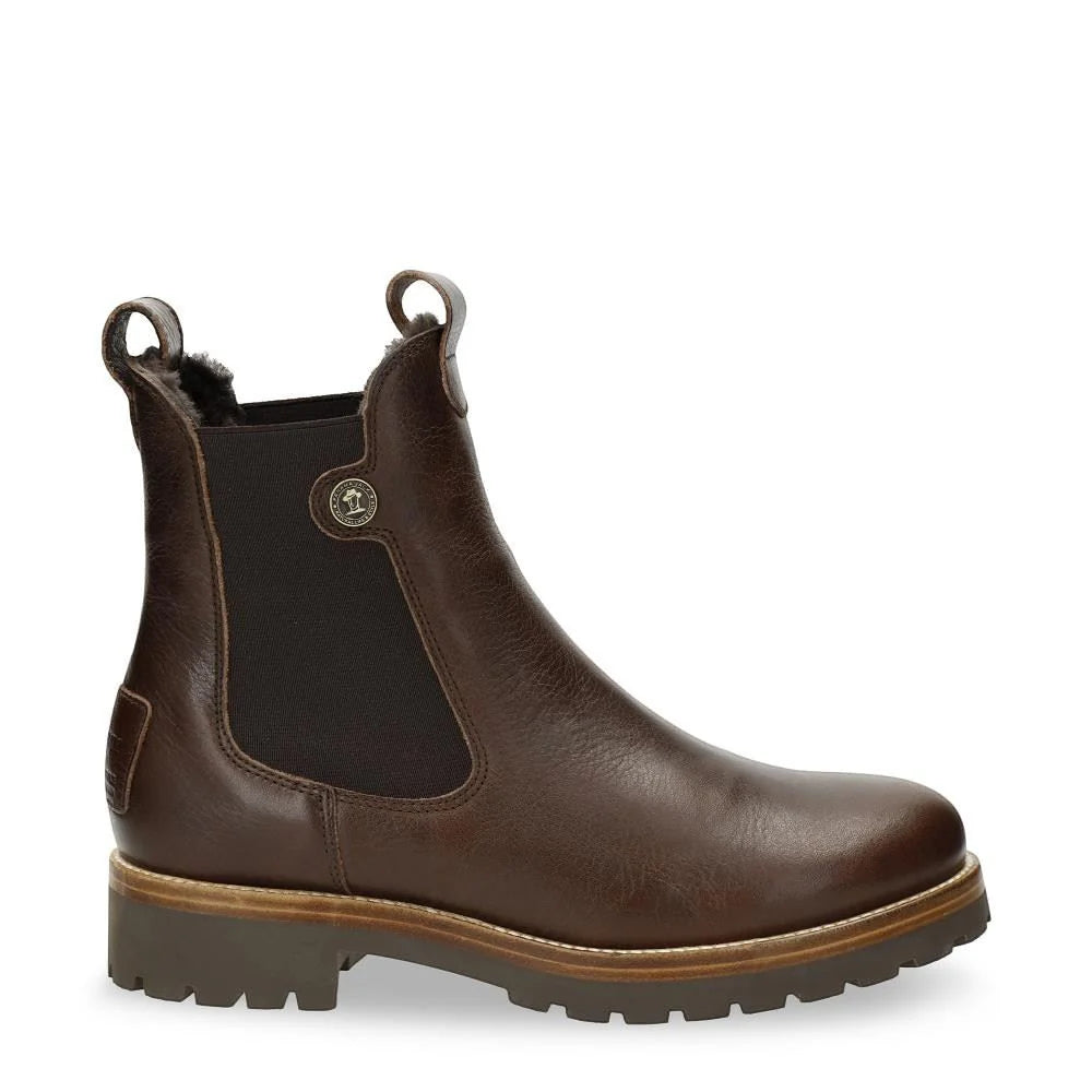 Francesca B13 - Women's Brown Leather Chelsea Boots