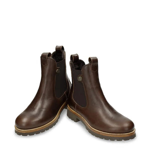 Francesca B13 - Women's Brown Leather Chelsea Boots