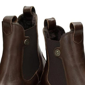 Francesca B13 - Women's Brown Leather Chelsea Boots