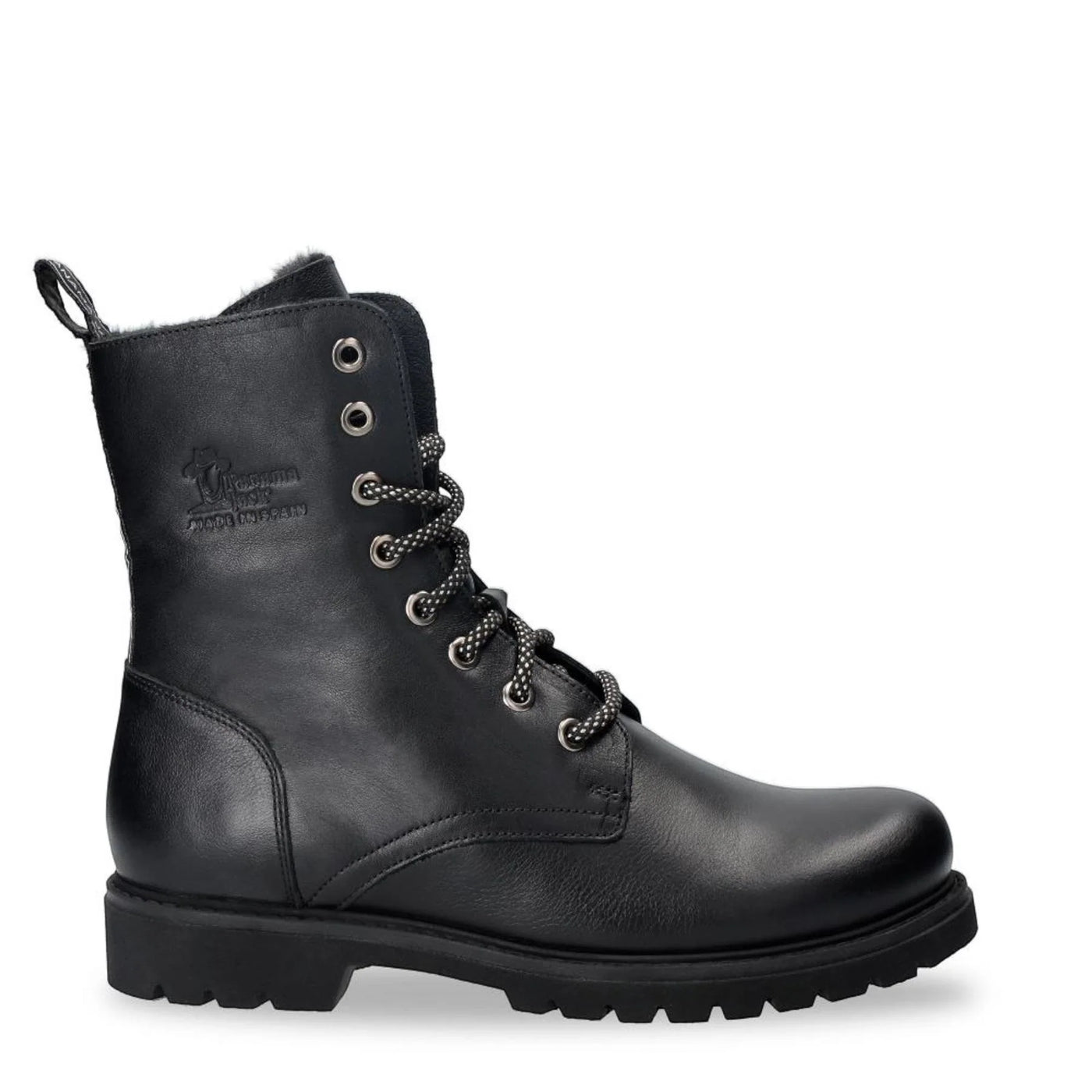 Frisia B1 - Women's Black Waterproof Leather Combat Boots