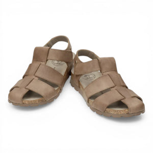 Stanley C8 - Men’s Waterproof Taupe Leather Sandals