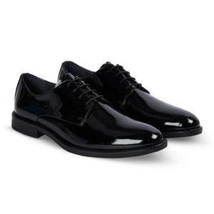 Beaumont - Men's Black Patent Leather Derby Shoes