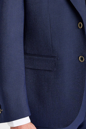 Belmont - Men's Navy Tailored Fit Blazer-TruClothing