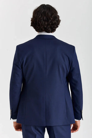 Belmont - Men's Navy Tailored Fit Blazer-TruClothing