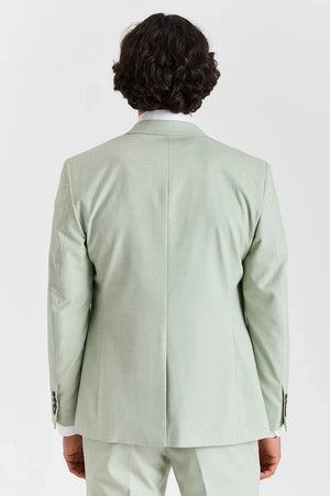 Belmont - Men's Sage Green 3 Piece Suit-TruClothing