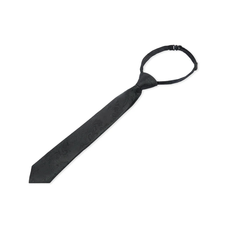 Boys Paisley Necktie Floral Satin Tie-TruClothing