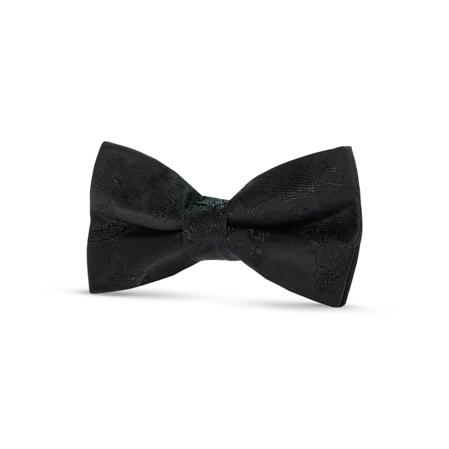 Boys Paisley Floral Satin Bow Tie-TruClothing