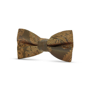 Boys Paisley Floral Satin Bow Tie-TruClothing