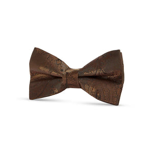 Boys Paisley Floral Satin Bow Tie-TruClothing