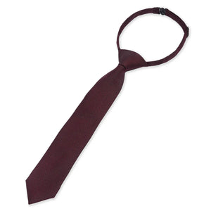 Boys Textured Necktie Satin Silk Tie-TruClothing