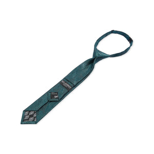 Boys Paisley Necktie Floral Satin Tie-TruClothing