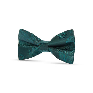 Boys Paisley Floral Satin Bow Tie-TruClothing