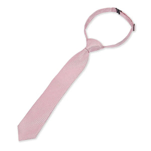 Boys Textured Necktie Satin Silk Tie-TruClothing