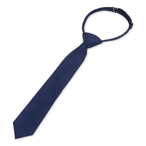 Boys Textured Necktie Satin Silk Tie-TruClothing