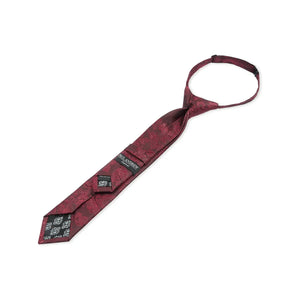 Boys Paisley Necktie Floral Satin Tie-TruClothing