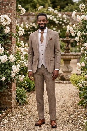Harris Brown Tweed Suit with Mayfair Stone Waistcoat