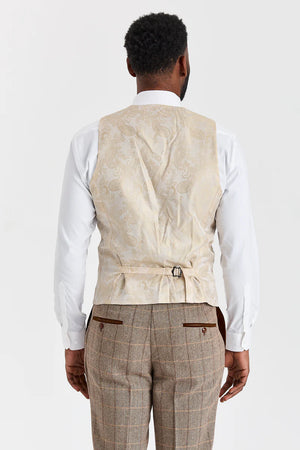 Harris Brown Tweed Suit with Mayfair Stone Waistcoat
