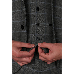 Harris - Men's Grey Tweed Waistcoat